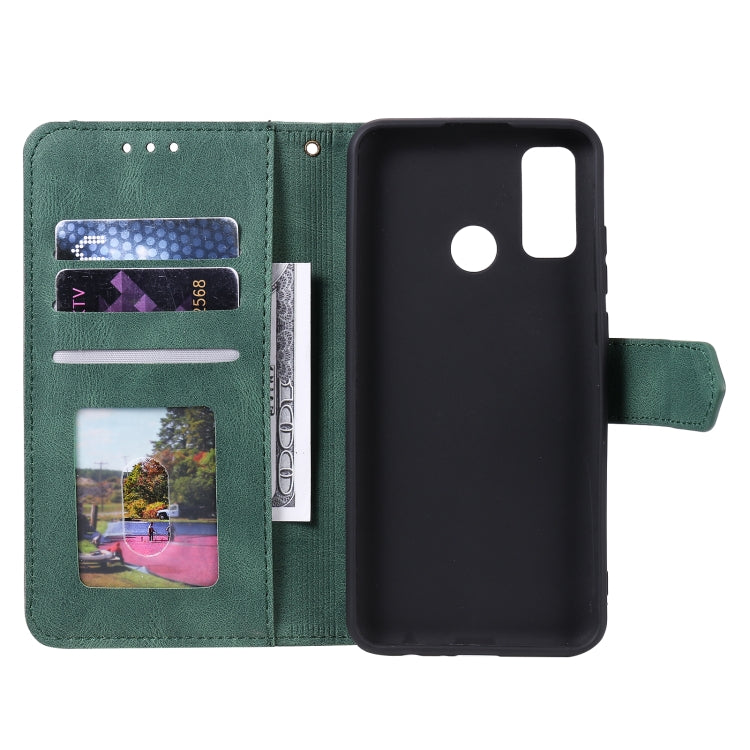 For Xiaomi Redmi 9C Stitching Calf Texture Horizontal Flip Leather Case with Holder & Card Slots & Wallet
