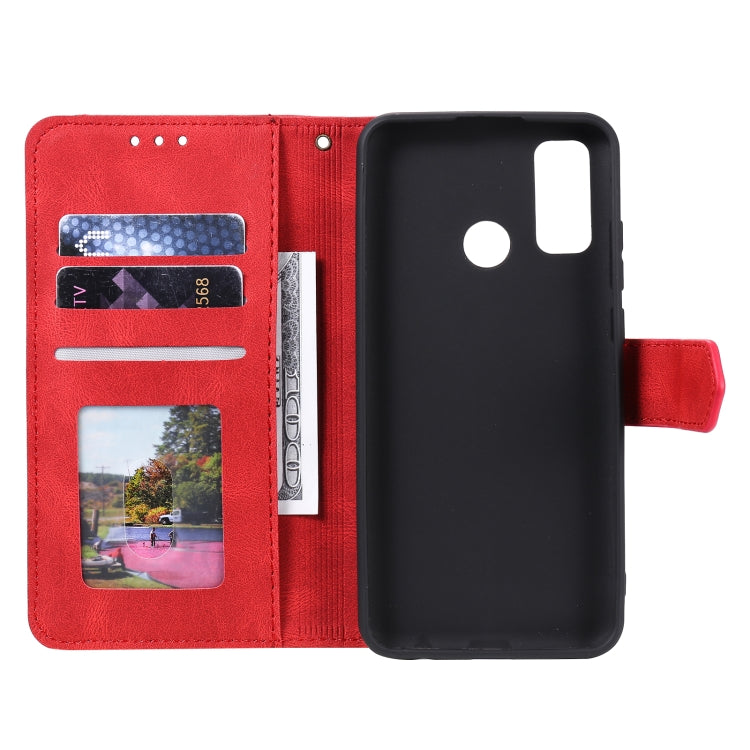 For Xiaomi Redmi 9C Stitching Calf Texture Horizontal Flip Leather Case with Holder & Card Slots & Wallet
