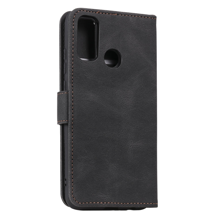 For Xiaomi Redmi 9C Stitching Calf Texture Horizontal Flip Leather Case with Holder & Card Slots & Wallet