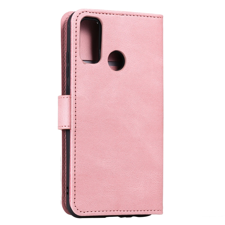 For Xiaomi Redmi 9C Stitching Calf Texture Horizontal Flip Leather Case with Holder & Card Slots & Wallet
