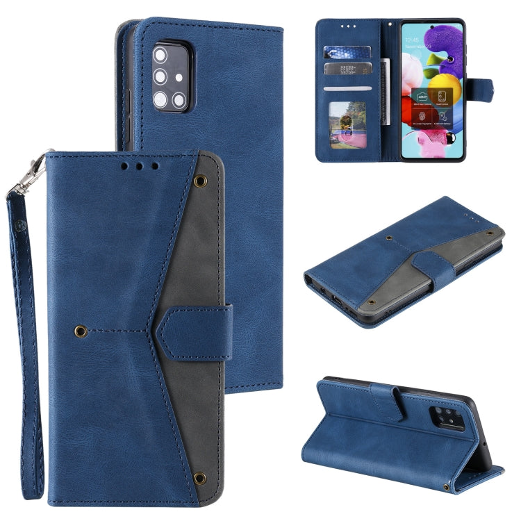 For Xiaomi Mi 10 Lite 5G Stitching Calf Texture Horizontal Flip Leather Case with Holder & Card Slots & Wallet
