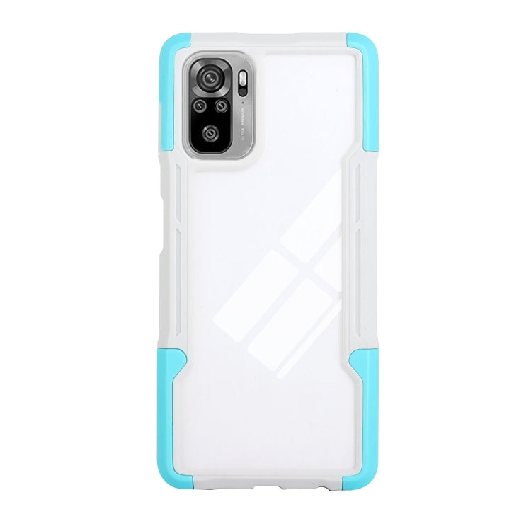 For Xiaomi Redmi Note 10 TPU + PC + Acrylic 3 in 1 Shockproof Protective Case