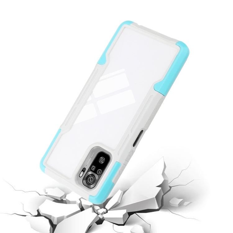For Xiaomi Redmi Note 10 TPU + PC + Acrylic 3 in 1 Shockproof Protective Case