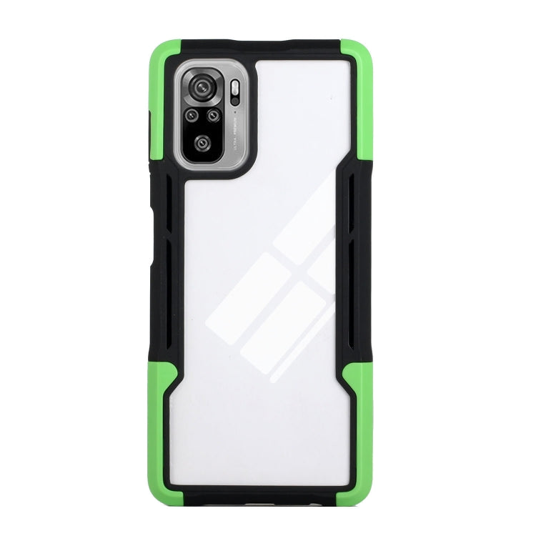 For Xiaomi Redmi Note 10 TPU + PC + Acrylic 3 in 1 Shockproof Protective Case