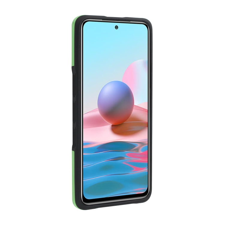 For Xiaomi Redmi Note 10 TPU + PC + Acrylic 3 in 1 Shockproof Protective Case