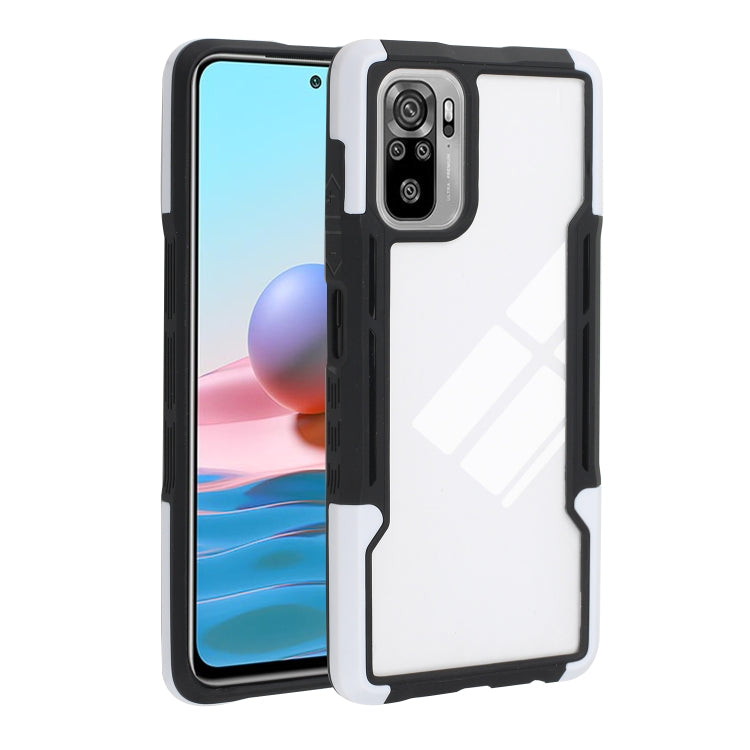 For Xiaomi Redmi Note 10 TPU + PC + Acrylic 3 in 1 Shockproof Protective Case