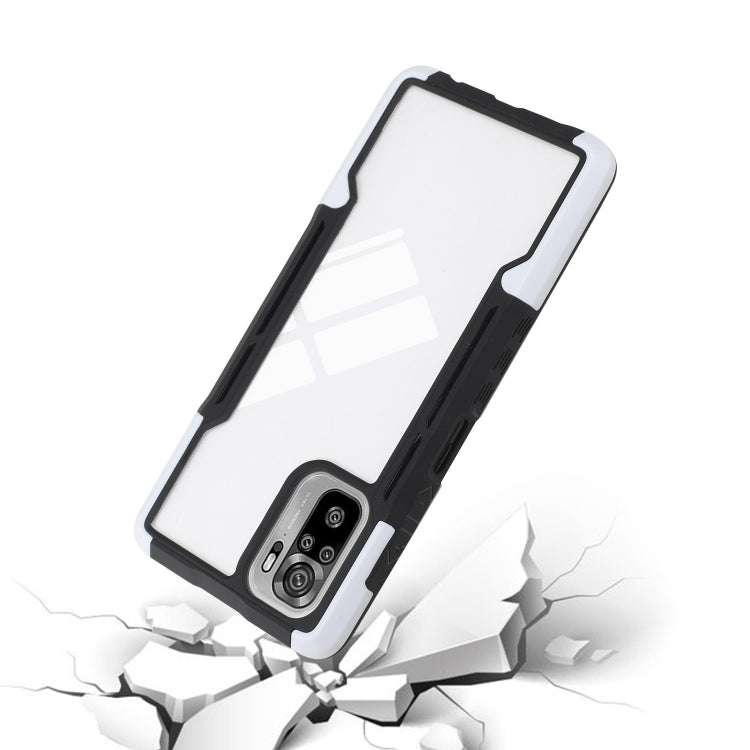 For Xiaomi Redmi Note 10 TPU + PC + Acrylic 3 in 1 Shockproof Protective Case