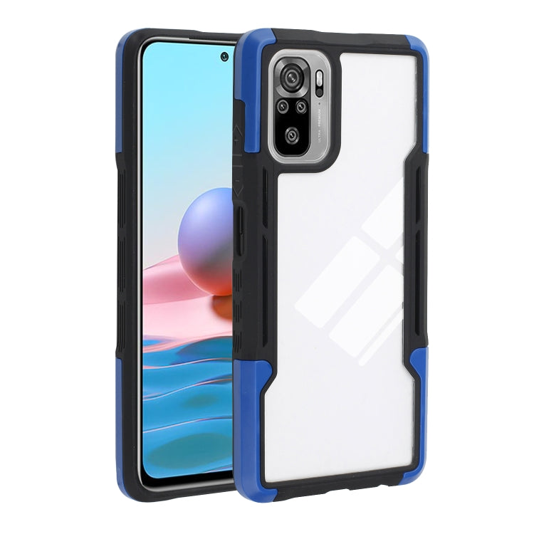 For Xiaomi Redmi Note 10 TPU + PC + Acrylic 3 in 1 Shockproof Protective Case