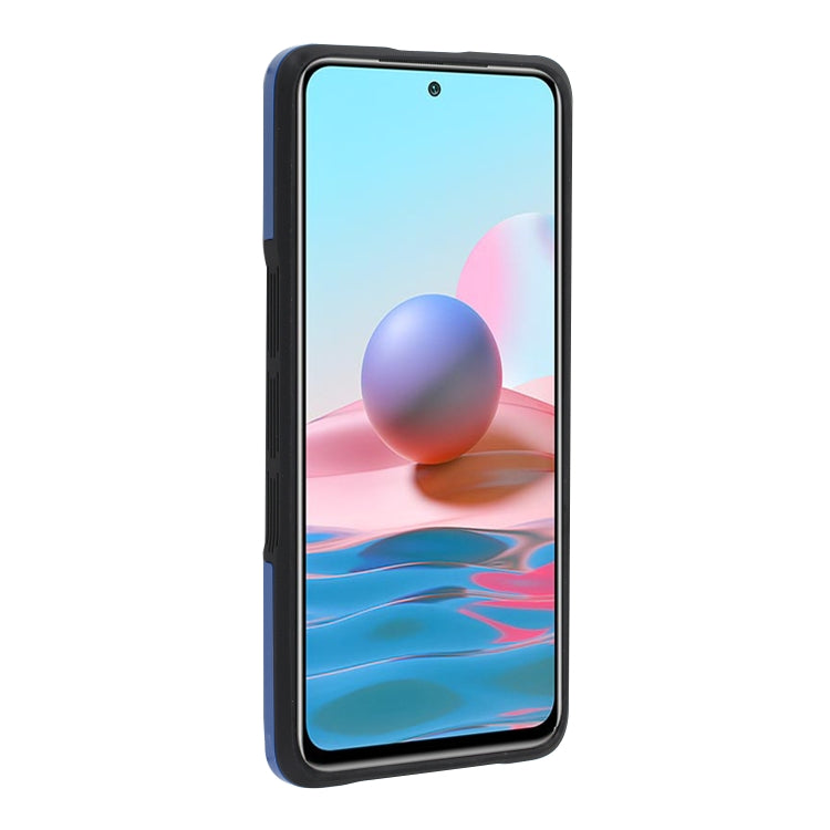 For Xiaomi Redmi Note 10 TPU + PC + Acrylic 3 in 1 Shockproof Protective Case