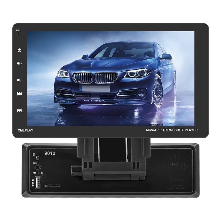 Q3366 Car 9-inch Touch HD Detachable Screen MP5 Support CarPlay / FM with Remote Controler