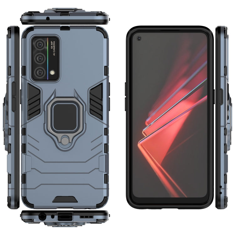 For OPPO K9 Shockproof PC + TPU Protective Case with Magnetic Ring Holder