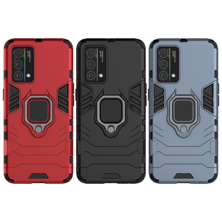 For OPPO K9 Shockproof PC + TPU Protective Case with Magnetic Ring Holder
