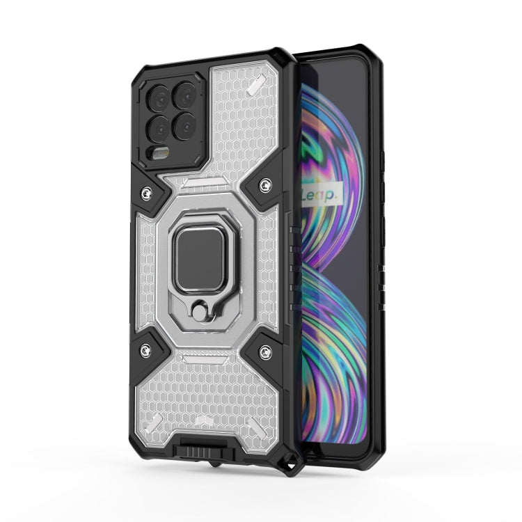 For OPPO Realme 8 Space PC+TPU Ring Holder Protective Case