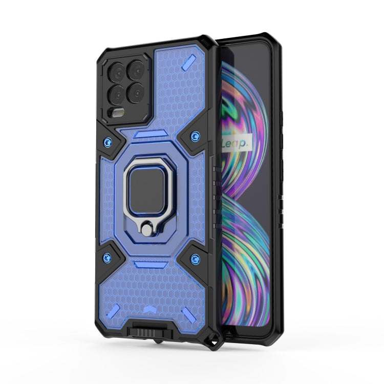 For OPPO Realme 8 Space PC+TPU Ring Holder Protective Case