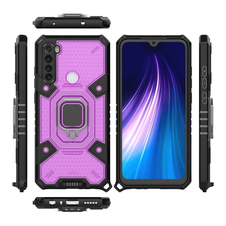 For Xiaomi Redmi Note 8 Space PC+TPU Ring Holder Protective Case
