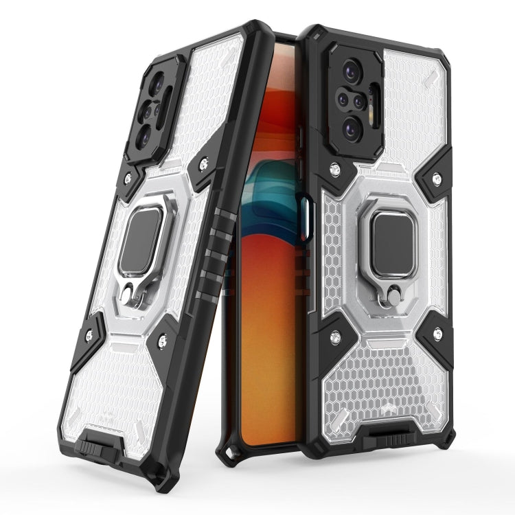 For Xiaomi Redmi Note 10 Pro Space PC+TPU Ring Holder Protective Case