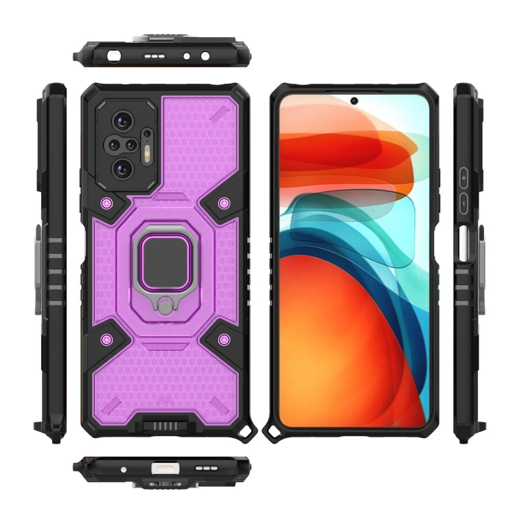 For Xiaomi Redmi Note 10 Pro Space PC+TPU Ring Holder Protective Case