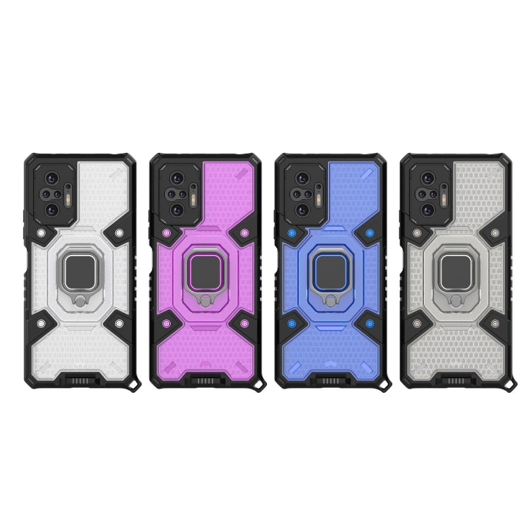 For Xiaomi Redmi Note 10 Pro Space PC+TPU Ring Holder Protective Case