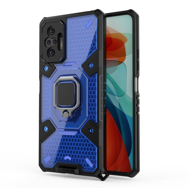 For Xiaomi Redmi Note 10 Pro Space PC+TPU Ring Holder Protective Case