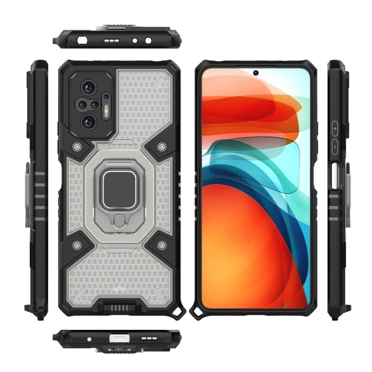 For Xiaomi Redmi Note 10 Pro Space PC+TPU Ring Holder Protective Case