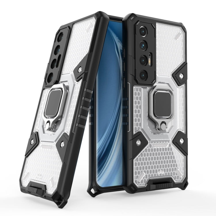 For Xiaomi Mi 10S Space PC+TPU Ring Holder Protective Case