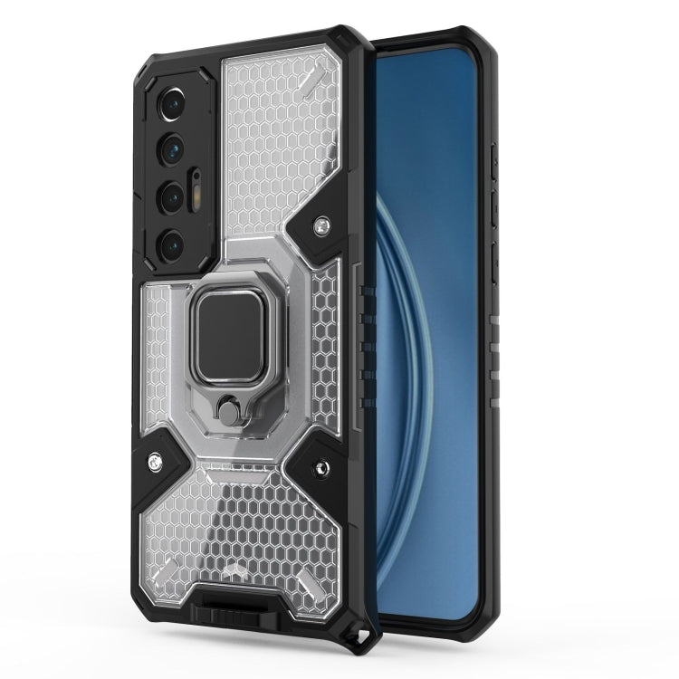 For Xiaomi Mi 10S Space PC+TPU Ring Holder Protective Case