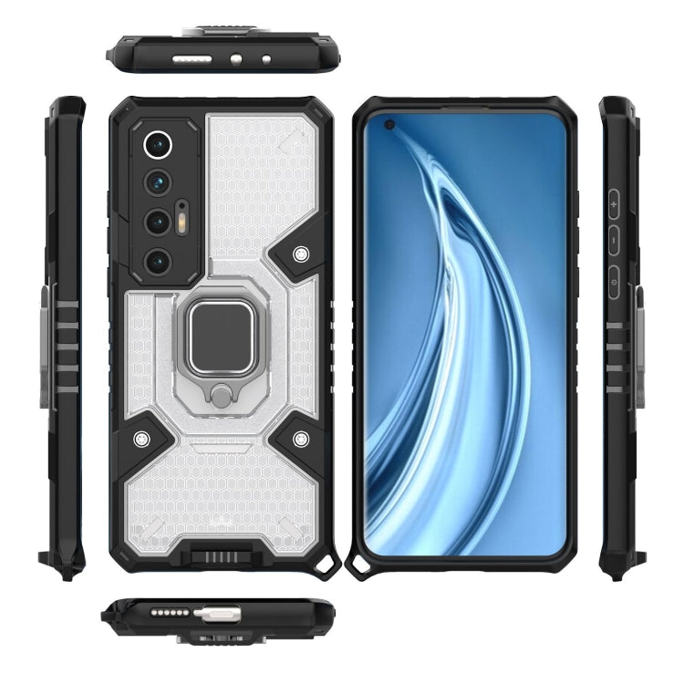 For Xiaomi Mi 10S Space PC+TPU Ring Holder Protective Case