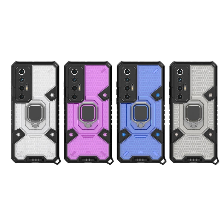 For Xiaomi Mi 10S Space PC+TPU Ring Holder Protective Case