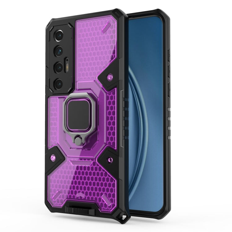 For Xiaomi Mi 10S Space PC+TPU Ring Holder Protective Case