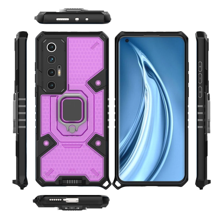 For Xiaomi Mi 10S Space PC+TPU Ring Holder Protective Case