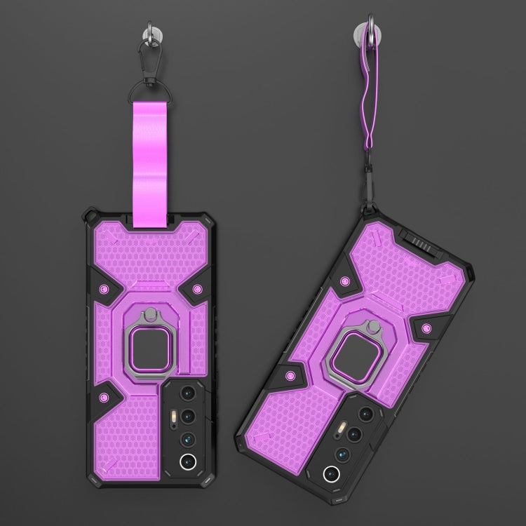 For Xiaomi Mi 10S Space PC+TPU Ring Holder Protective Case