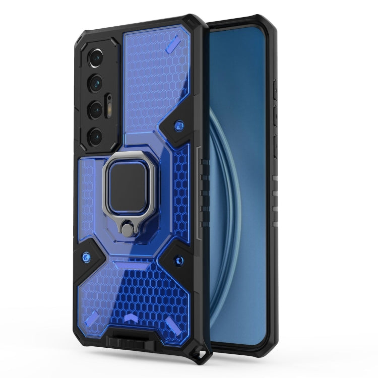 For Xiaomi Mi 10S Space PC+TPU Ring Holder Protective Case