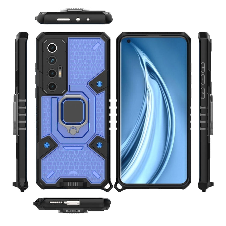 For Xiaomi Mi 10S Space PC+TPU Ring Holder Protective Case