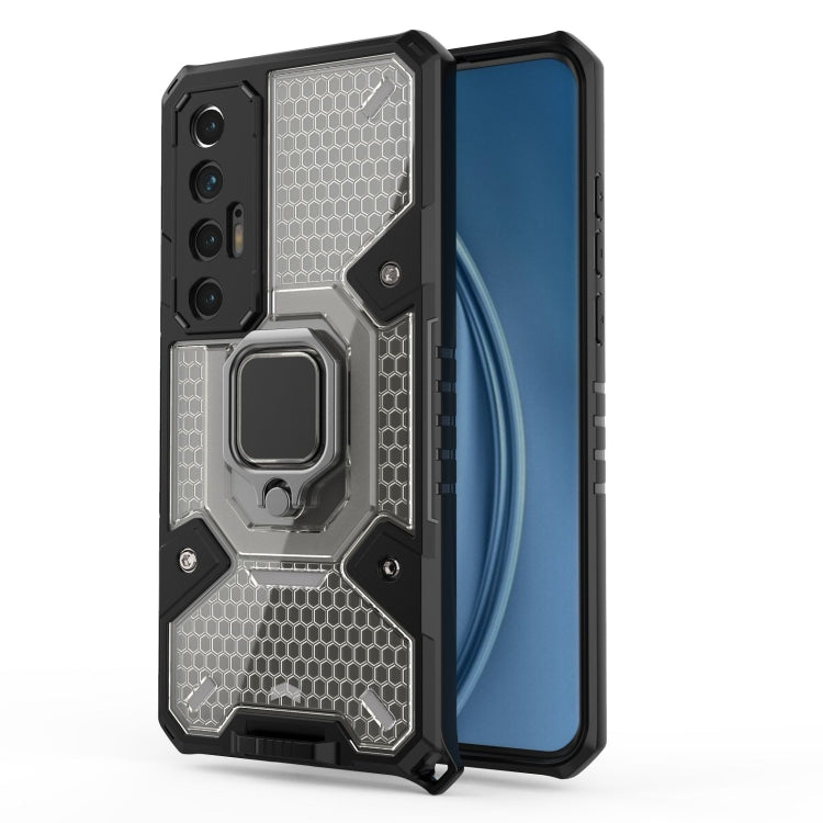 For Xiaomi Mi 10S Space PC+TPU Ring Holder Protective Case