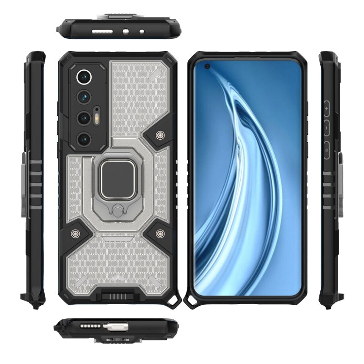 For Xiaomi Mi 10S Space PC+TPU Ring Holder Protective Case