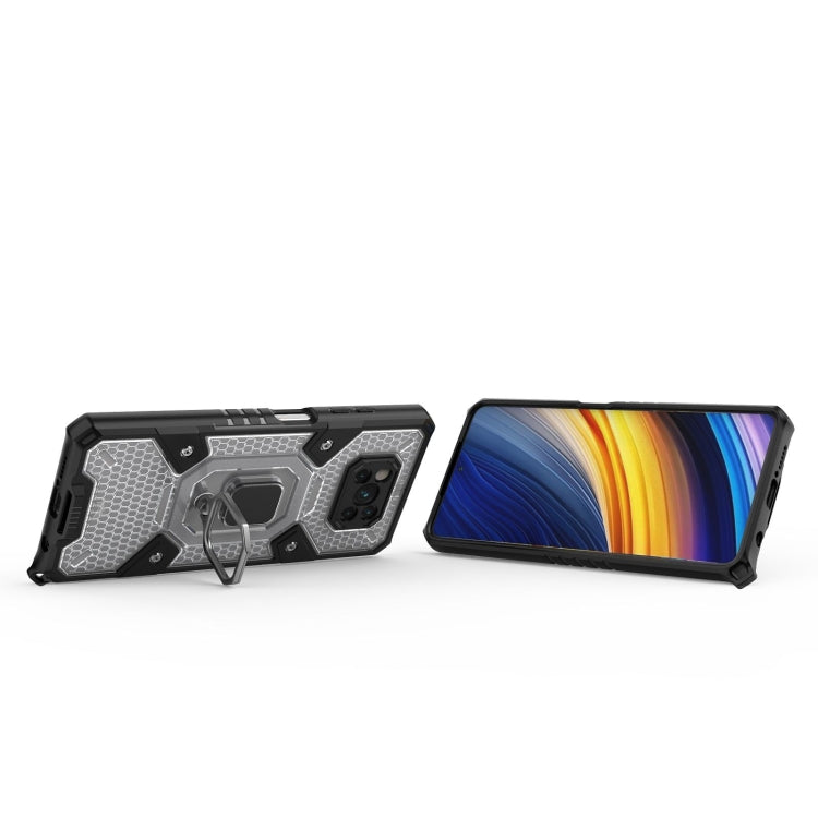 For Xiaomi Poco X3 NFC Space PC+TPU Ring Holder Protective Case