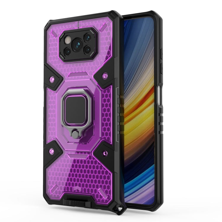 For Xiaomi Poco X3 NFC Space PC+TPU Ring Holder Protective Case