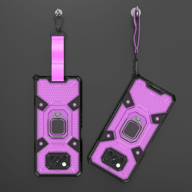 For Xiaomi Poco X3 NFC Space PC+TPU Ring Holder Protective Case