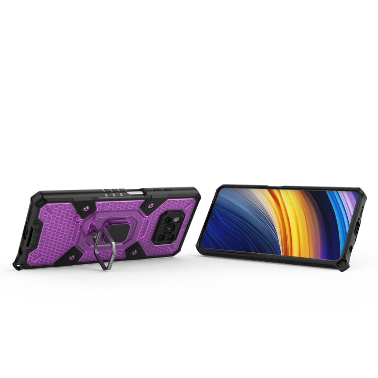 For Xiaomi Poco X3 NFC Space PC+TPU Ring Holder Protective Case