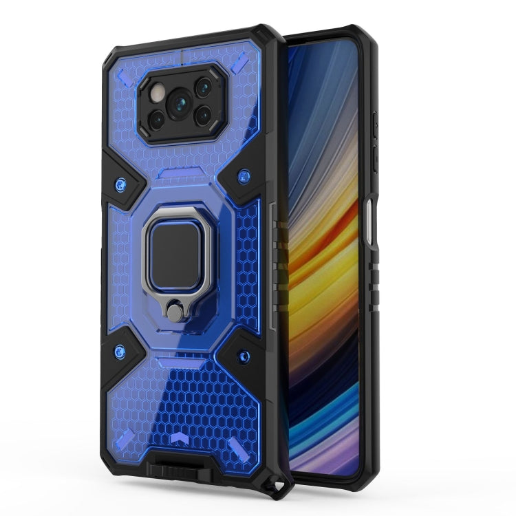 For Xiaomi Poco X3 NFC Space PC+TPU Ring Holder Protective Case