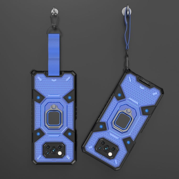 For Xiaomi Poco X3 NFC Space PC+TPU Ring Holder Protective Case