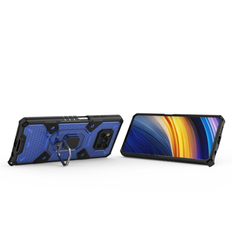 For Xiaomi Poco X3 NFC Space PC+TPU Ring Holder Protective Case