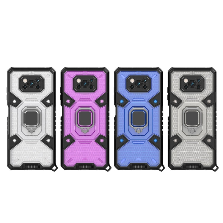 For Xiaomi Poco X3 NFC Space PC+TPU Ring Holder Protective Case