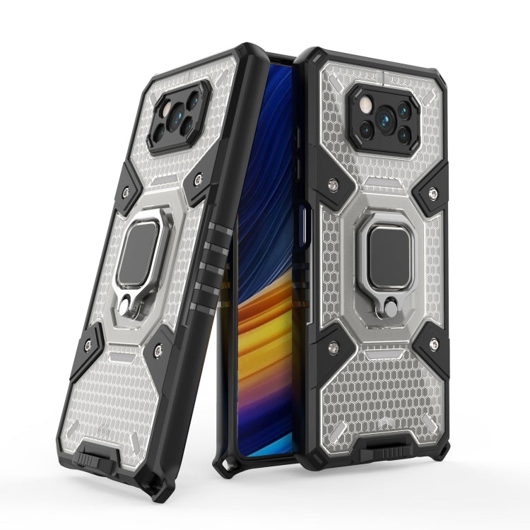 For Xiaomi Poco X3 NFC Space PC+TPU Ring Holder Protective Case