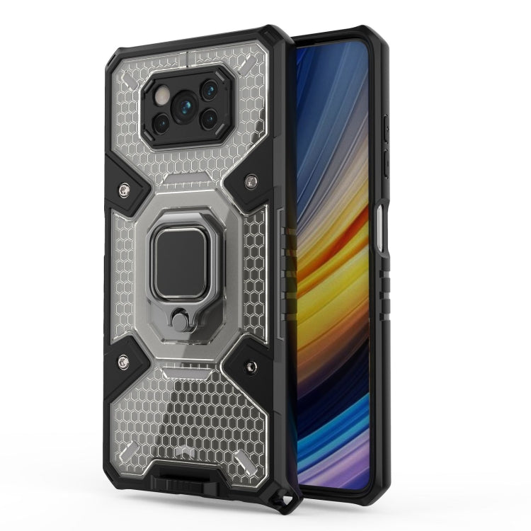 For Xiaomi Poco X3 NFC Space PC+TPU Ring Holder Protective Case