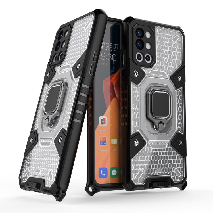 For OnePlus 9R Space PC+TPU Ring Holder Protective Case