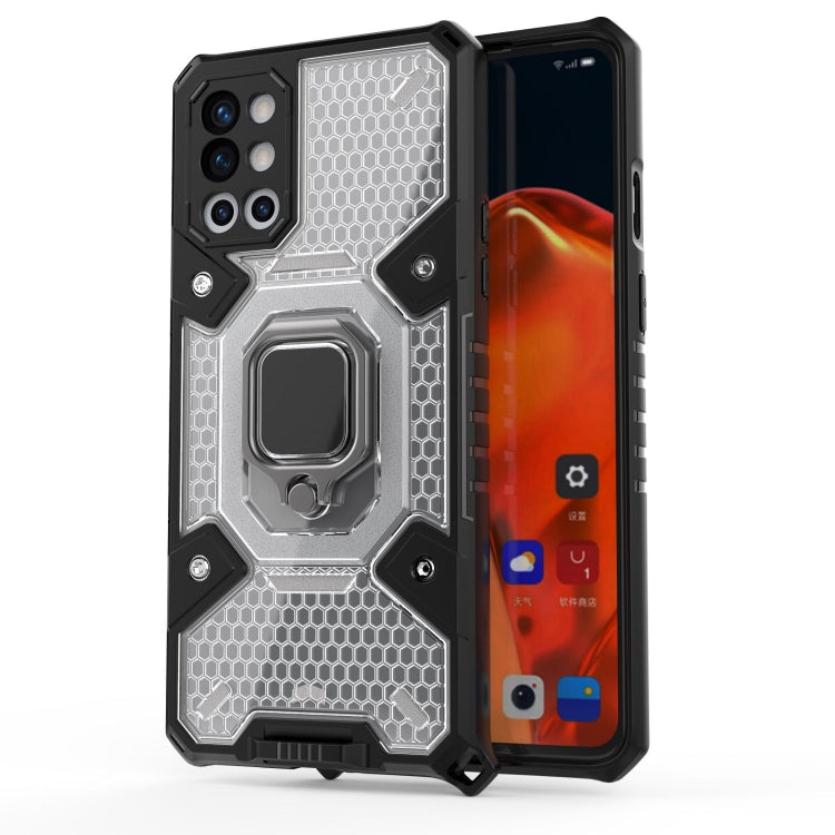 For OnePlus 9R Space PC+TPU Ring Holder Protective Case