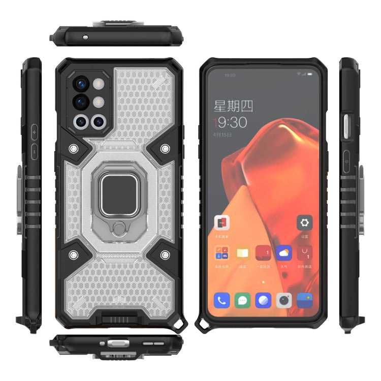 For OnePlus 9R Space PC+TPU Ring Holder Protective Case