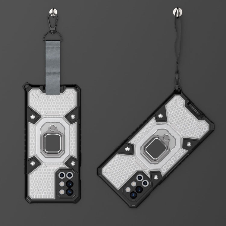 For OnePlus 9R Space PC+TPU Ring Holder Protective Case