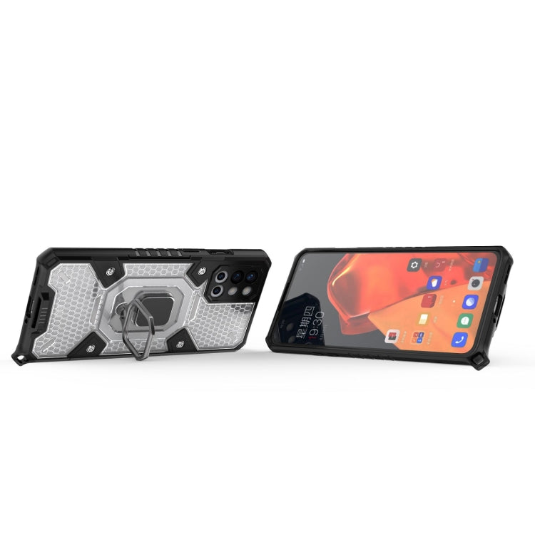For OnePlus 9R Space PC+TPU Ring Holder Protective Case